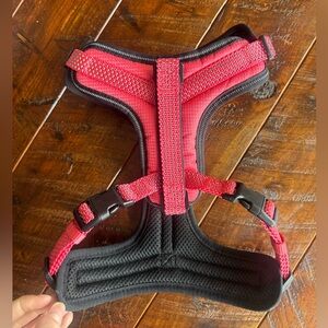 HEAD Pink & Gray Adjustable Dog Harness